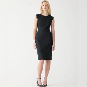 NWT - J. Crew Black Resume Dress. 4P